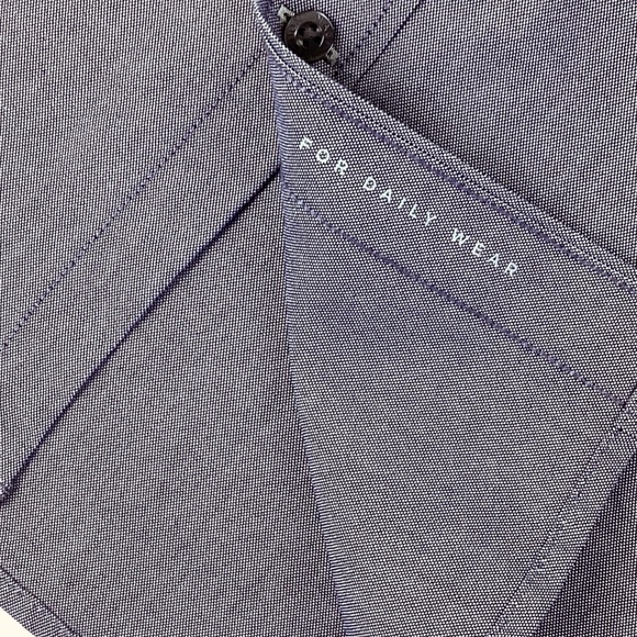 Mack Weldon 37.5 NWOT Oxford Button Down Long Sleeve in Denim Blue. Sz. XL - Picture 7 of 10